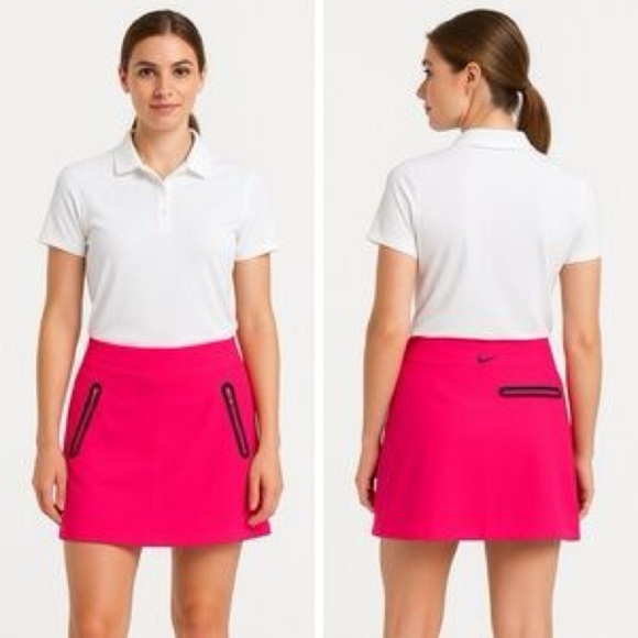 Nike Golf hot pink Tour Performance Dri-FIT skort - Large - Picture 2 of 7